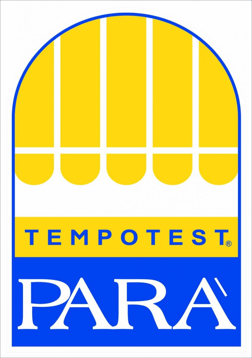 para acrylic logo in blue and yellow tempotest